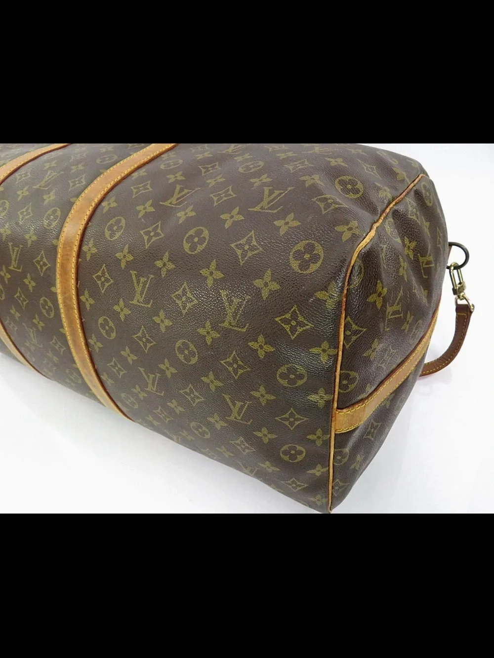 Louis Vuitton Brown Monogram Keepall Weekend Bag